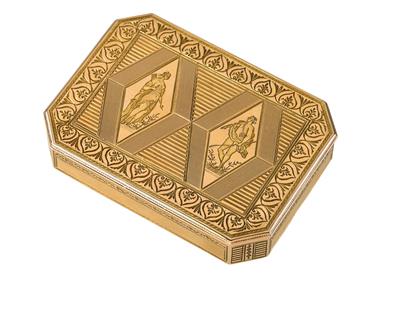 An Empire Snuff Box, - Silver