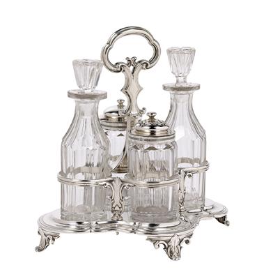 A William IV Cruet Frame from London, - Silver