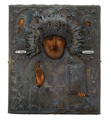 An Icon from Moscow, - Stříbro