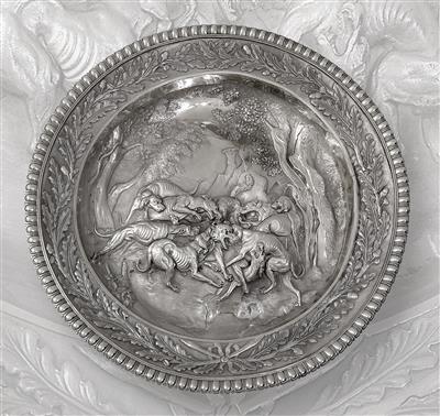 Paul de Lamerie - Londoner Georg II. - Sideboard Dish, - Silber