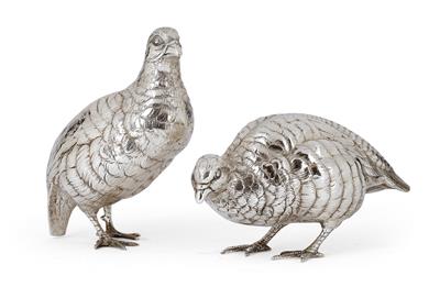 2 Partridges, - Silver and Russian Silver