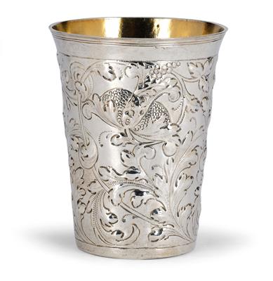 A Baroque Beaker, - Stříbro a Ruské stříbro