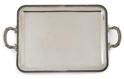 A Tray from Italy, - Silver and Russian Silver