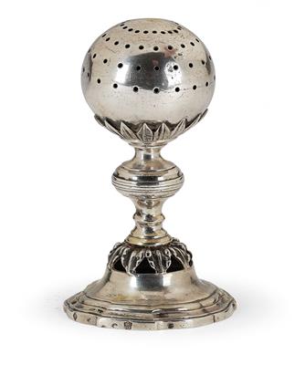 An Imperial Brazilian Condiment Container, - Silver and Russian Silver
