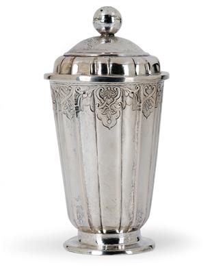 A Cup with Cover from Legnica, - Silver and Russian Silver