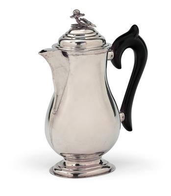 A Coffee Pot from Prešov, - Silver and Russian Silver