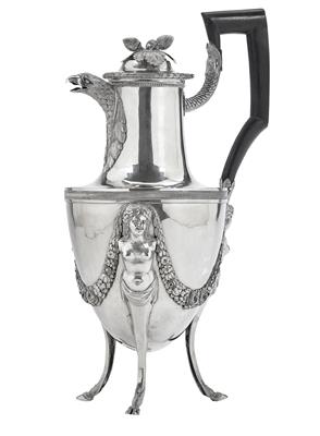 A Large Coffee Pot from Turin, - Argenti e Argenti russo