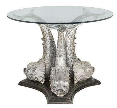 "BUCCELLATI" - Tisch, - Silber und Russisches Silber