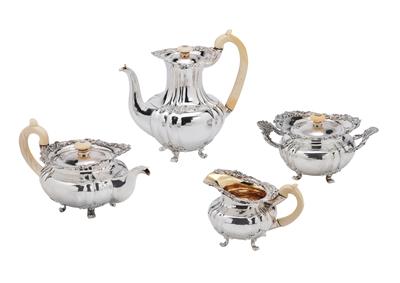 "SASIKOV" - A Tea and Coffee Service from Moscow, - Silver and Russian Silver