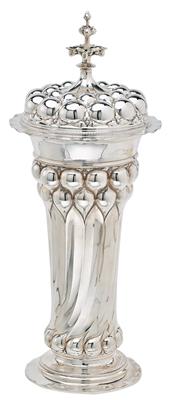 A Covered Silver Goblet from Germany, - Silver and Russian Silver