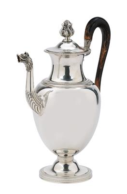 A Large Biedermeier Teapot from Vienna, - Argenti e Argenti russo