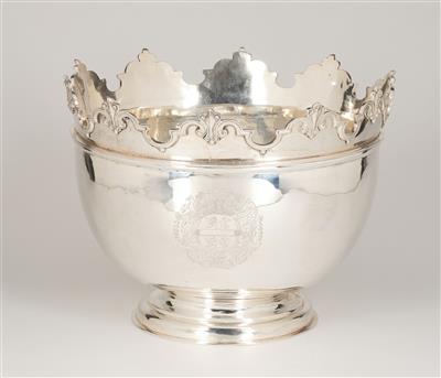 A Queen Anne Punchbowl from London, - Silver and Russian Silver