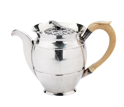 A Coffee Pot from Moscow, - Silver and Russian Silver