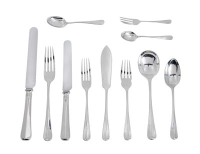A Cutlery Set for 12 Persons, from Sheffield, - Argenti e Argenti russo