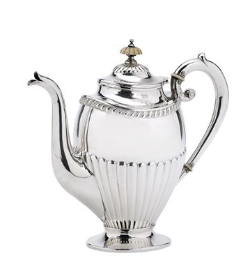 A Teapot from Saint Petersburg, - Silver and Russian Silver