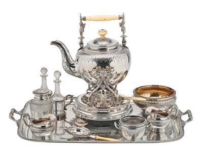 A Tea Set from Vienna, - Stříbro a ruské stříbro