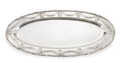 A Tray from Germany, - Silver and Russian Silver