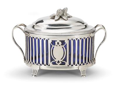 A Sugar Bowl from Paris, - Silver and Russian Silver