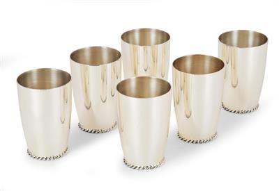 Six Beakers from Germany, - Stříbro a ruské stříbro