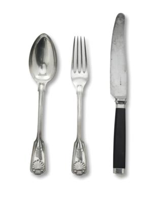 Barons von Bülow - a Cutlery Set, - Stříbro