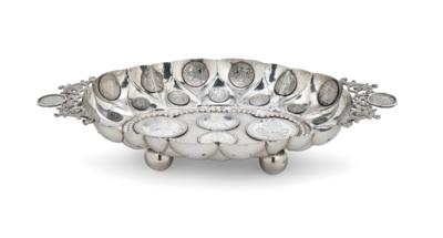 Comital House of Harrach - a Coin Tray, - Silver