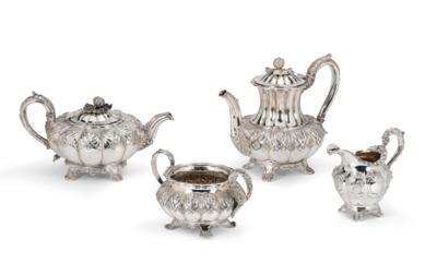 A William IV Tea and Coffee Service from London, - Silver
