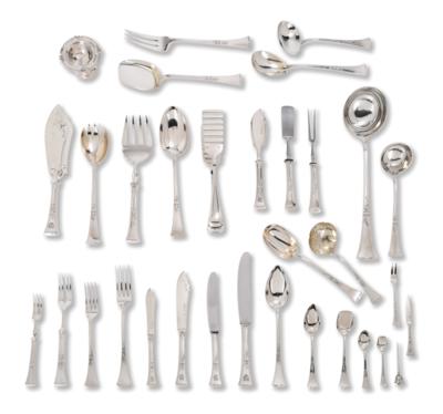 J. C. Klinkosch - Cutlery Set for 12 Persons from Vienna, - Stříbro