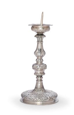 A Maltese Candleholder, - Stříbro