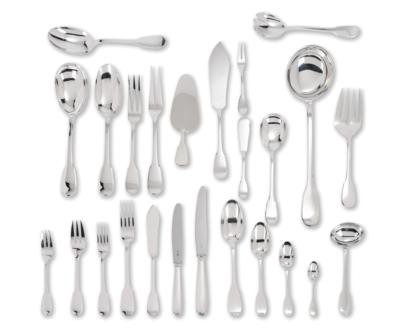 A Cutlery Set for 10 Persons, - Argenti