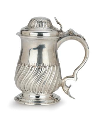 A London George III Tankard, - Stříbro