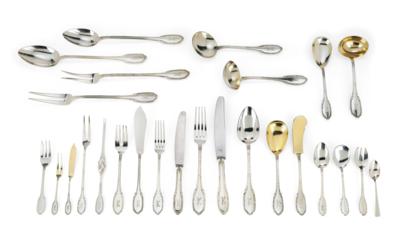 A German Cutlery Set, - Stříbro