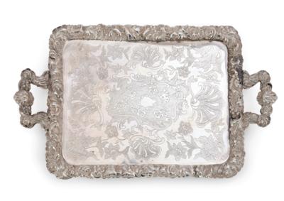 A Viennese Biedermeier Tray, - Silver