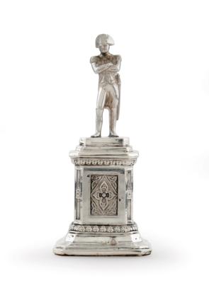 Kaiser Napoleon I. - Statuette, - Silber
