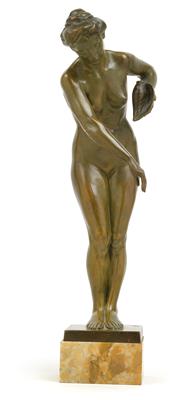 Adolf Pohl (1872-1930), Female nude with shell, - Jugendstil and 20th Century Arts and Crafts
