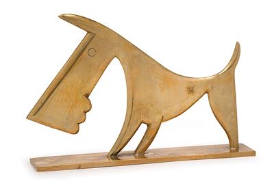 Karl Hagenauer (1898-1956), A fox terrier, - Stile Liberty e arte applicata del XX secolo