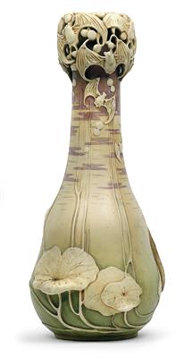 Paul Dachsel, Vase mit Fledermäusen, - Jugendstil und angewandte Kunst des 20. Jahrhunderts