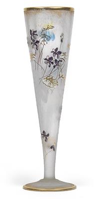 Vase mit Veilchen, - Jugendstil und angewandte Kunst des 20. Jahrhunderts