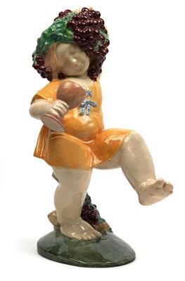 A bacchanal putto, - Jugendstil and 20th Century Arts and Crafts