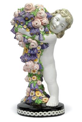 Carl Klimt, A putto with flowers, - Jugendstil and 20th Century Arts and Crafts