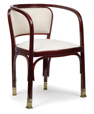 Gustav Siegel, Four armchairs, - Jugendstil and 20th Century Arts and Crafts