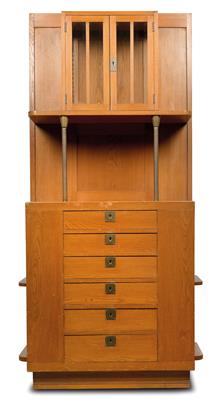 Karl Witzmann (1883 Vienna 1952), A  cabinet for the dining room of the Villa Bergmann in Pressbaum, - Jugendstil and 20th Century Arts and Crafts