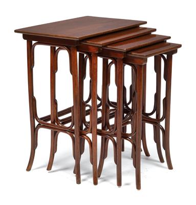 A set of four nesting tables, Model No. 10, - Secese a um?ní 20. století