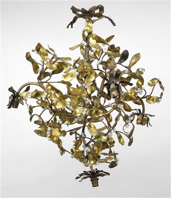A four-light mistletoe chandelier, - Secese a um?ní 20. století