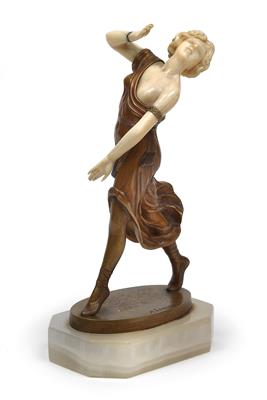 A. Ermler, A figure of a dancer, - Jugendstil e arte applicata del XX secolo