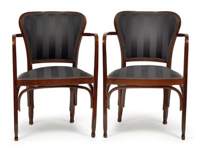 Gustav Siegel, A pair of armchairs No. 717, - Secese a umění 20. století