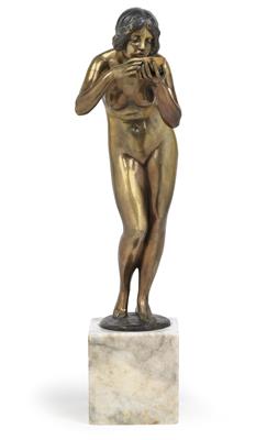 Victor Heinrich Seifert (1870-1953), Female Nude, drinking, - Jugendstil and 20th Century Arts and Crafts