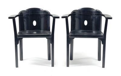 Josef Hoffmann, A pair of armchairs, - Secese a umění 20. století