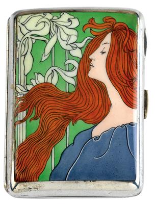 Josef Maria Auchentaller (Vienna 1865–1949 Grado), A cigarette case, - Jugendstil e arte applicata del XX secolo