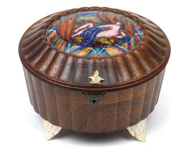 Lili Jacobsen (enamel picture), A casket, - Jugendstil e arte applicata del XX secolo