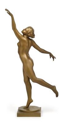 Stanislaw Stankowski (1887–1951), A dancing female nude, - Jugendstil e arte applicata del XX secolo
